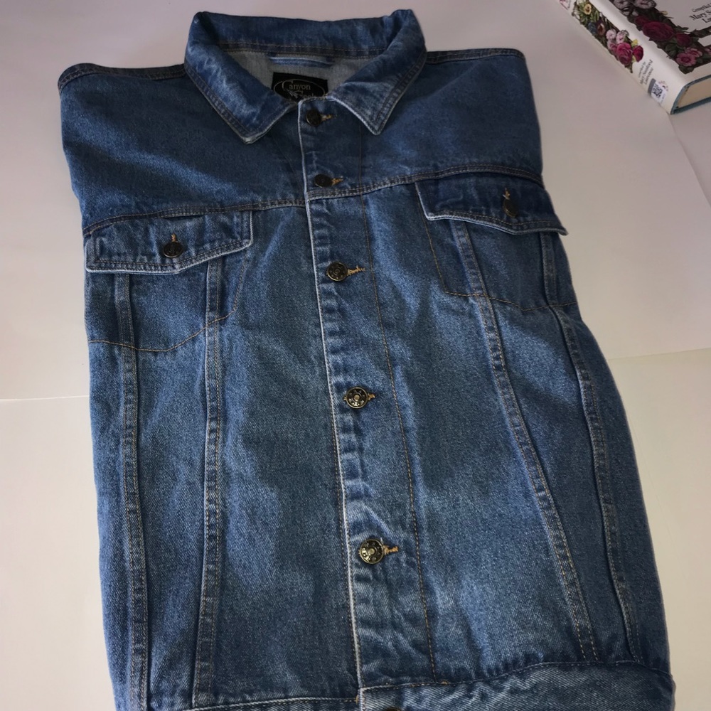 Mens Canyon Creek Denim Jacket. - Picture 4 of 8